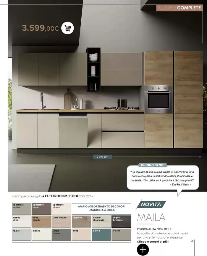 Speciale cucine 2025 da 3 marzo a 31 dicembre di 2025 - Pagina del volantino 45