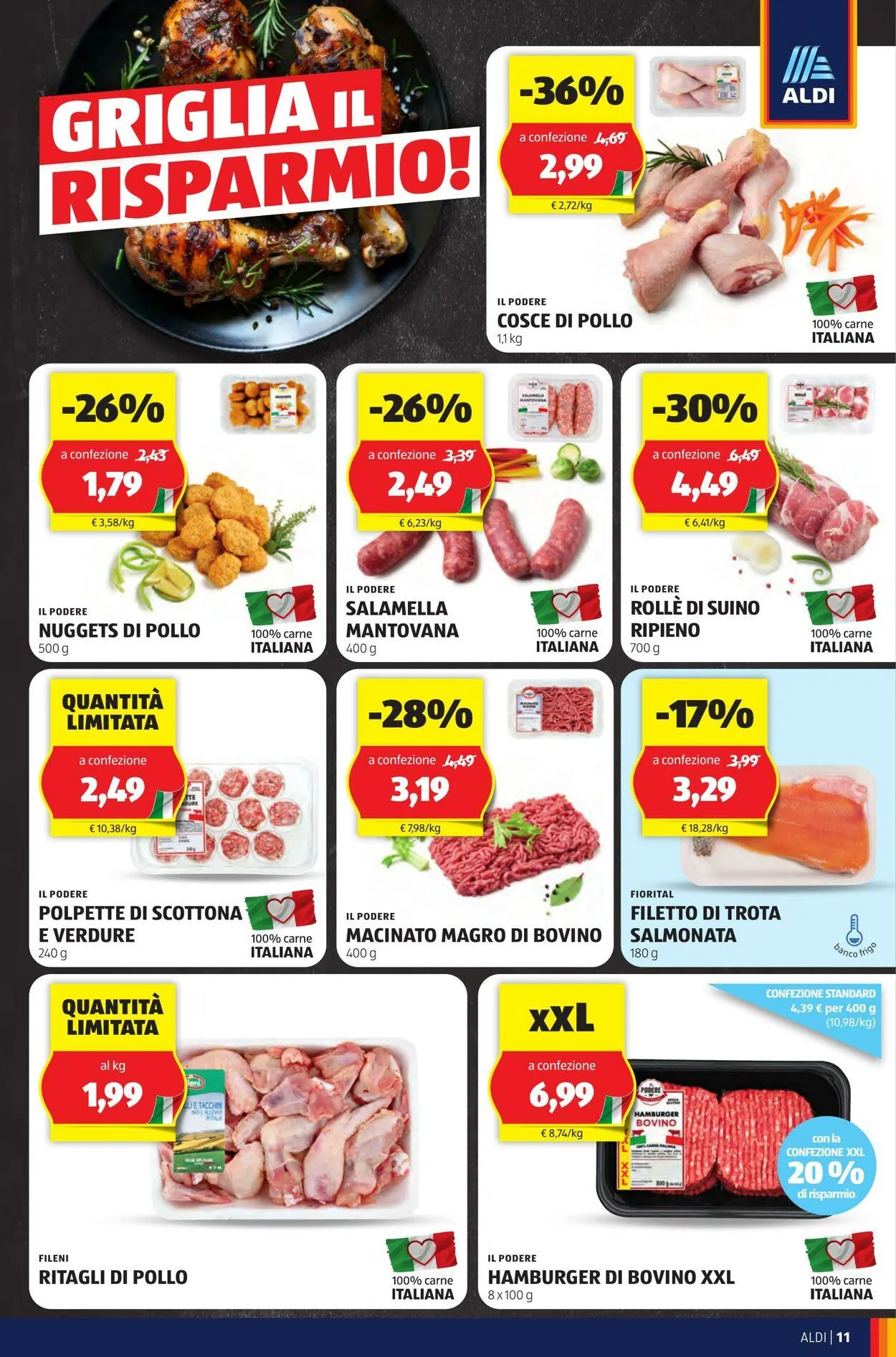 Aldi Volantino attuale da 11 novembre a 17 novembre di 2024 - Pagina del volantino 11