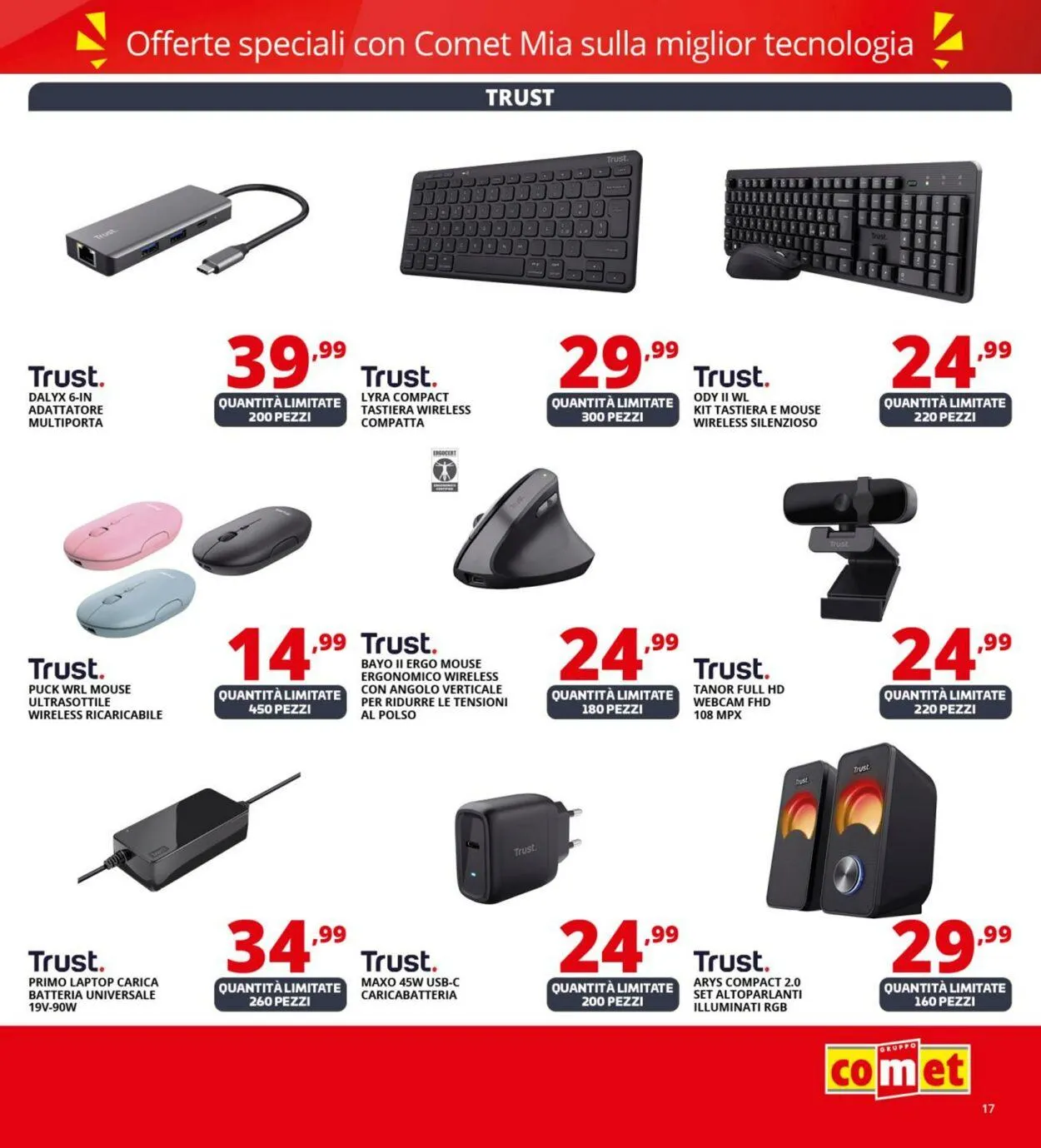 Comet Volantino attuale da 9 ottobre a 22 ottobre di 2025 - Pagina del volantino 17