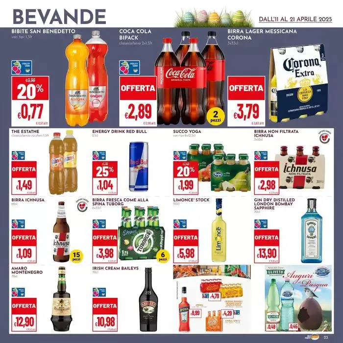 Buona Pasqua da 11 aprile a 21 aprile di 2025 - Pagina del volantino 23