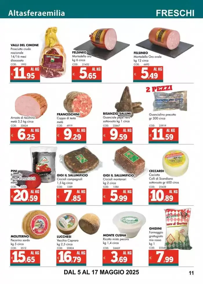 Speciale pizzeria! da 5 maggio a 17 maggio di 2025 - Pagina del volantino 11