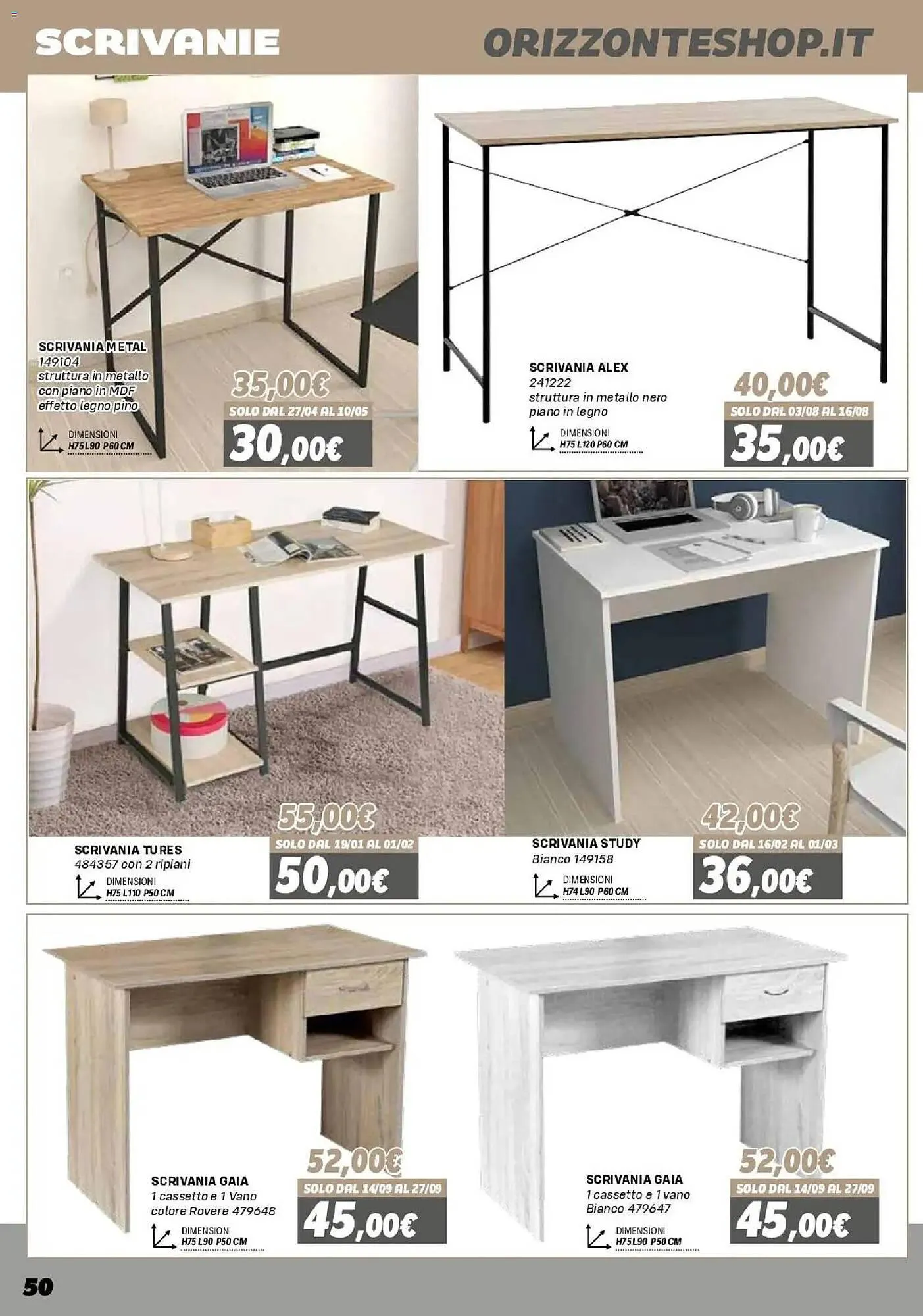 Volantino Orizzonte da 16 gennaio a 27 settembre di 2026 - Pagina del volantino 50