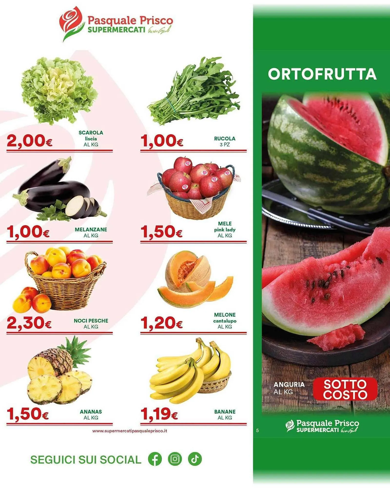 Volantino Supermercati Pasquale Prisco da 28 luglio a 10 agosto di 2025 - Pagina del volantino 5