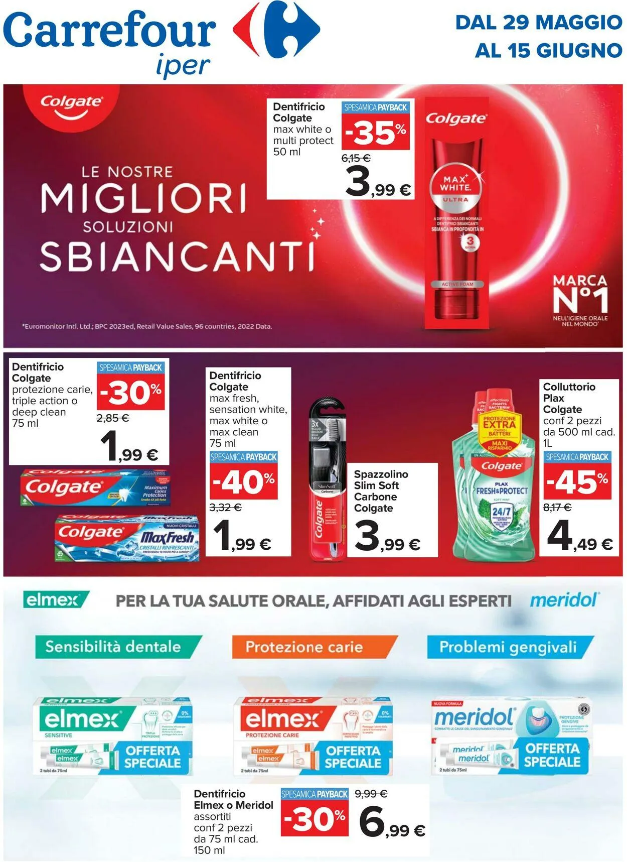 Carrefour Volantino attuale da 29 maggio a 15 giugno di 2025 - Pagina del volantino 1