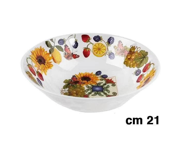 Ibct - Melamine Fruit Washer 21Cm Tuscany Countryside