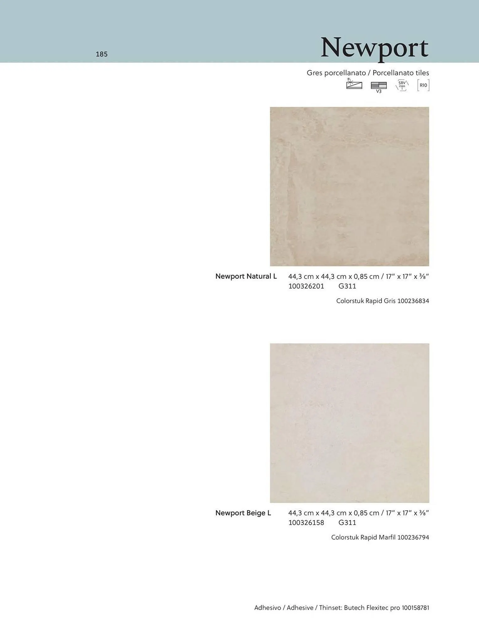 Catalogue Porcelanosa du 27 juin au 31 décembre 2025 - Catalogue page 185