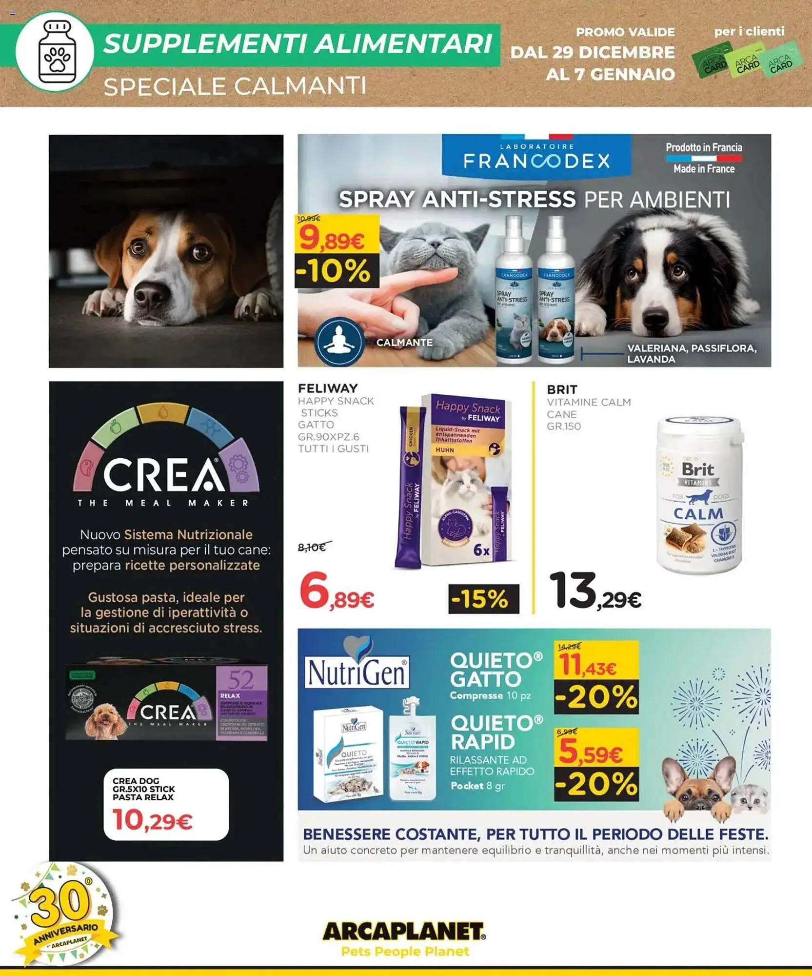 Volantino Arcaplanet da 29 dicembre a 7 gennaio di 2026 - Pagina del volantino 18