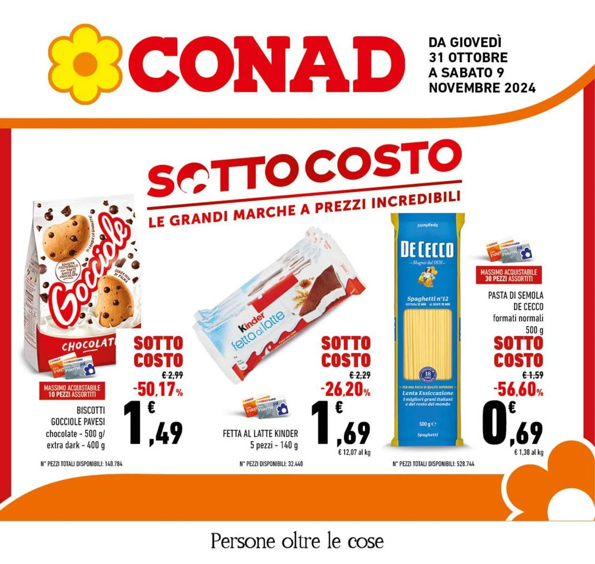 Volantino Conad da 31 ottobre a 9 novembre di 2024 - Pagina del volantino 1