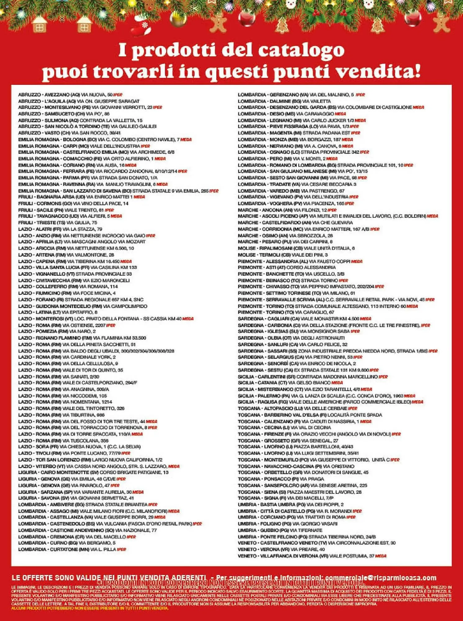 Volantino Risparmio Casa da 26 novembre a 6 gennaio di 2026 - Pagina del volantino 46
