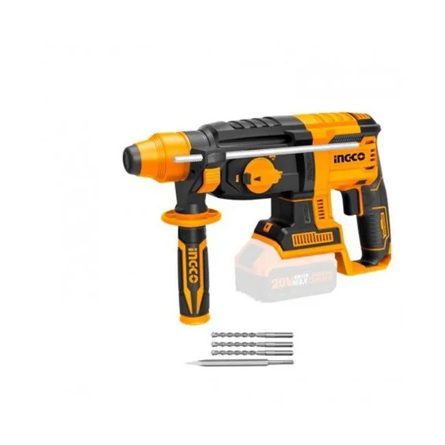 Martello demolitore tassellatore Brushless 20 V Sds Plus Solo Ingco CRHLI20228