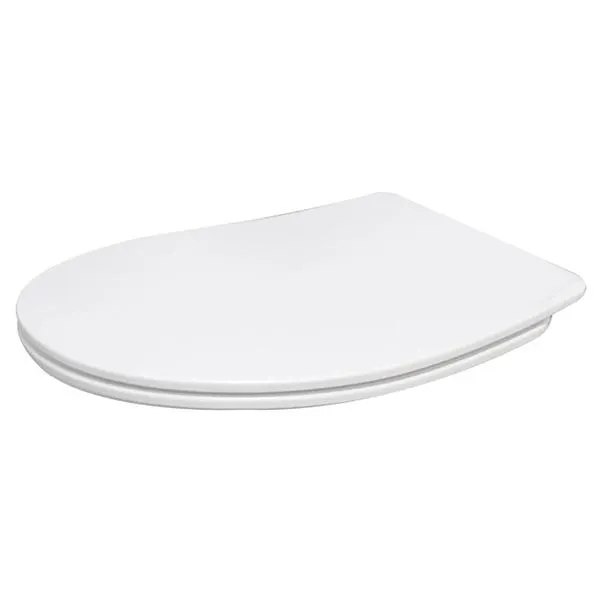 COPRIWATER DELTA TERMOINDURENTE BIANCO CERNIERE ACCIAIO SOFT CLOSE SGANCIO RAPIDO