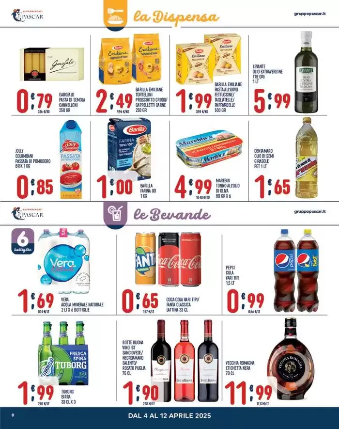 Offerte in festa da 4 aprile a 12 aprile di 2025 - Pagina del volantino 8