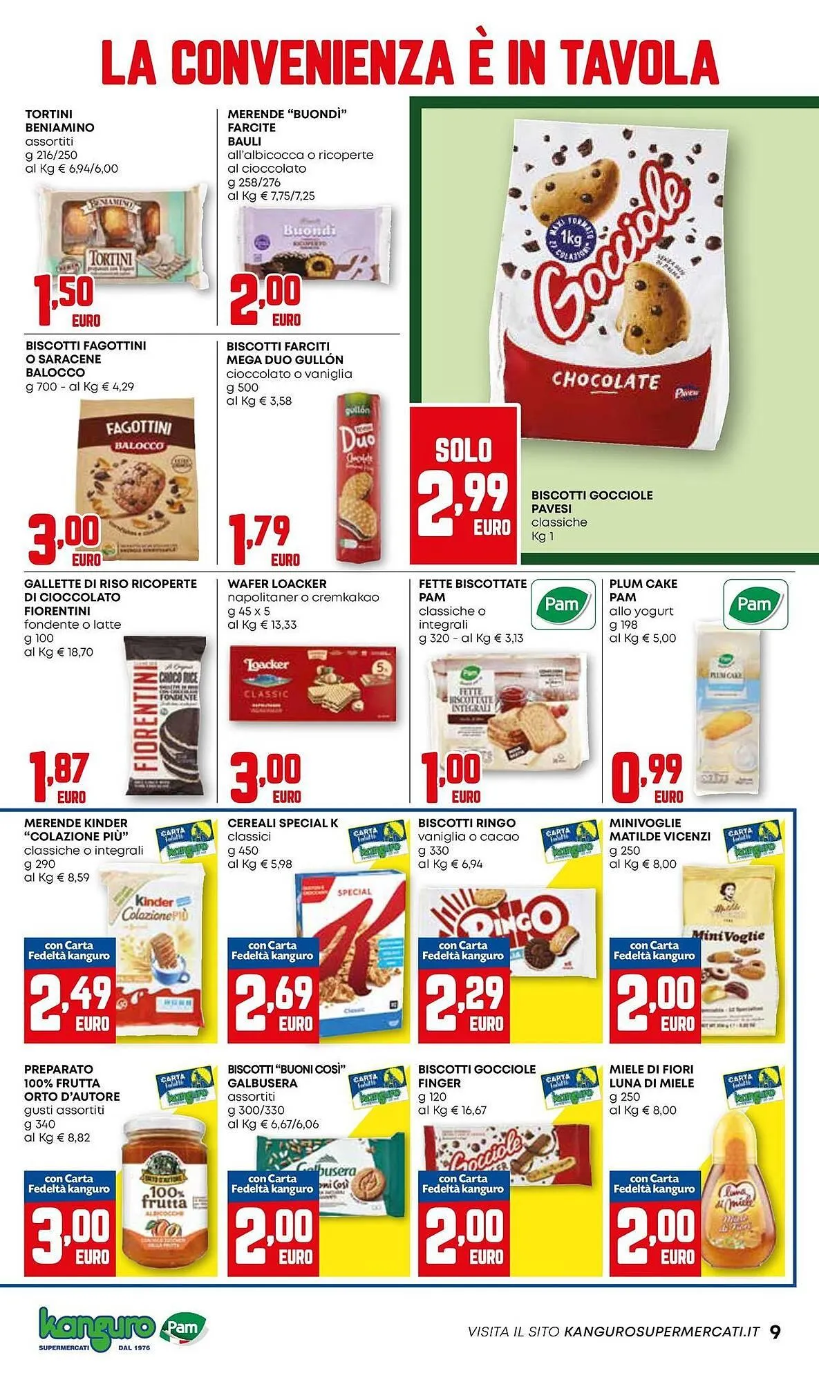 Volantino Kanguro da 6 novembre a 3 dicembre di 2025 - Pagina del volantino 9
