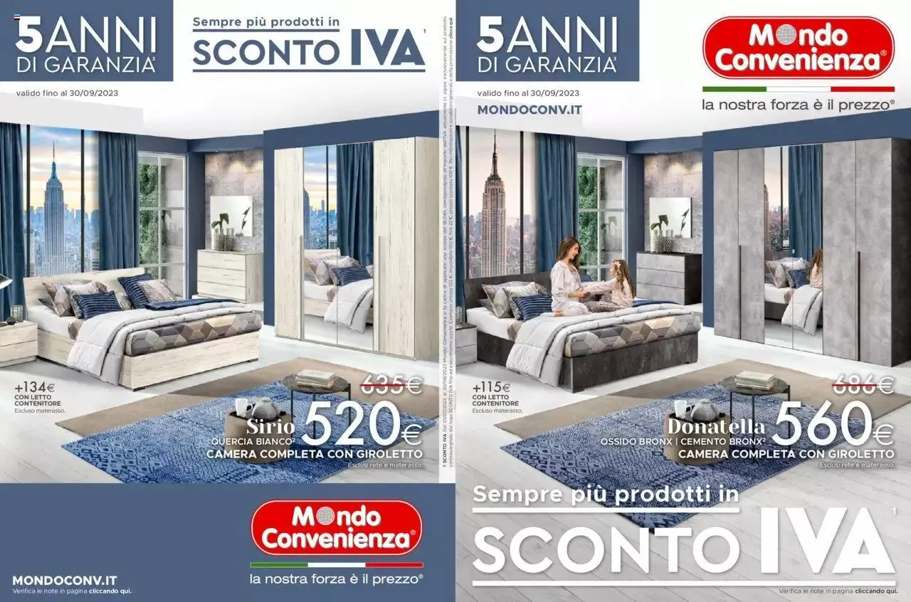 Mondo Convenienza - Catalogo Generale 2023 da 1 luglio a 30 settembre di 2023 - Pagina del volantino 1