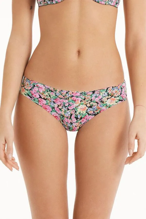 Slip Taglio Vivo in Microfibra Stampata