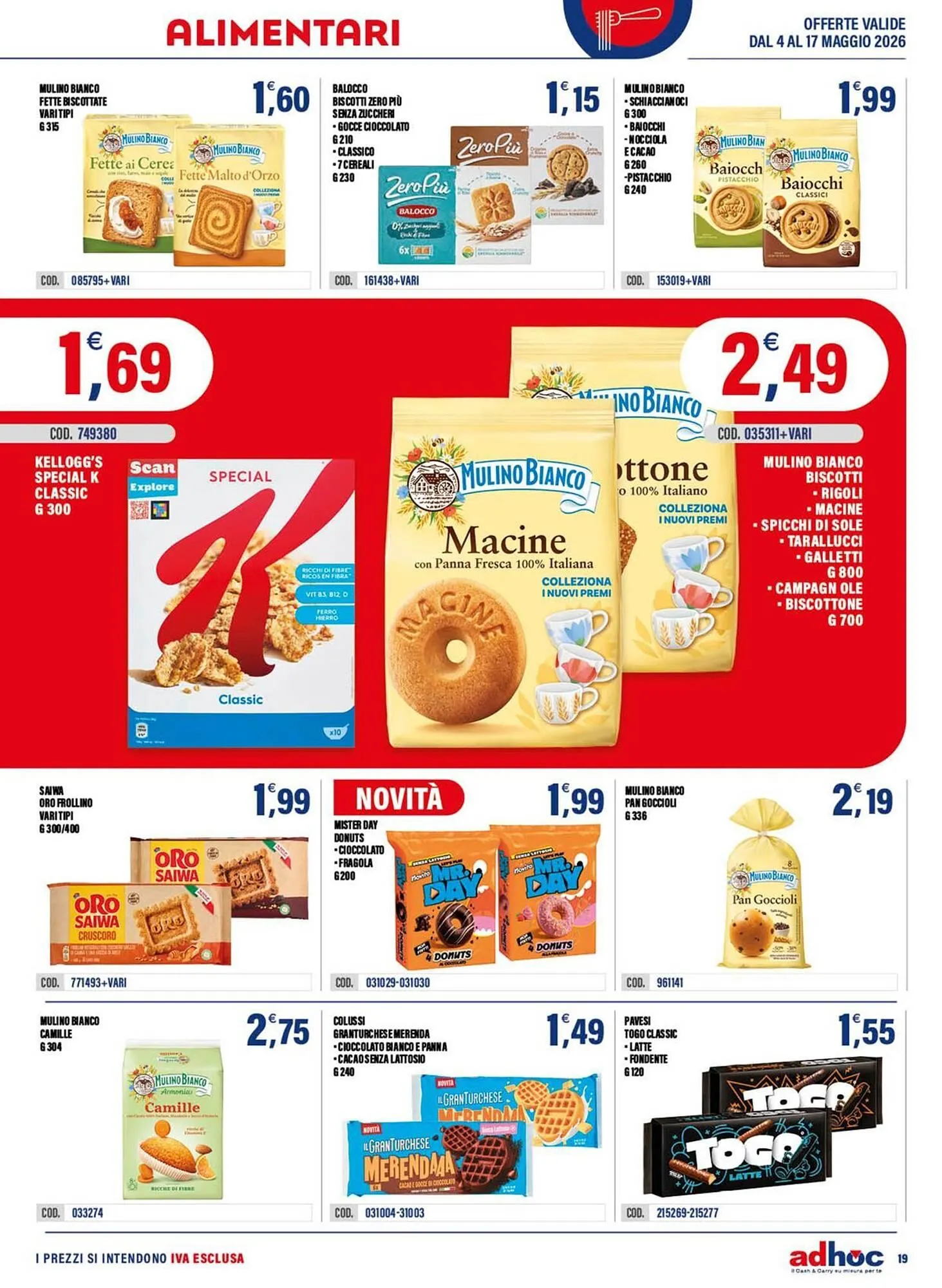 Volantino Adhoc da 4 maggio a 17 maggio di 2026 - Pagina del volantino 19