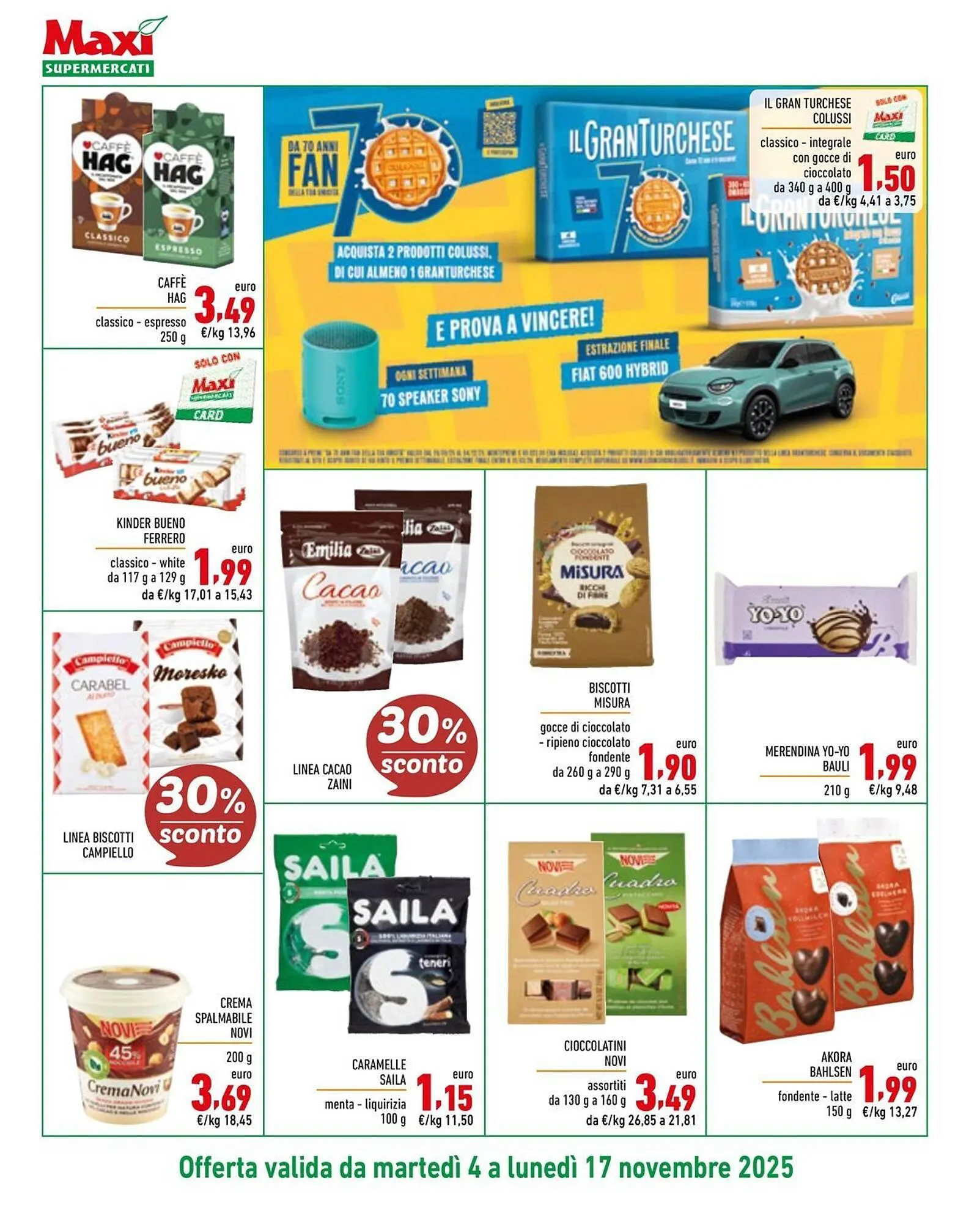 Volantino Maxi Supermercati da 4 novembre a 17 novembre di 2025 - Pagina del volantino 12