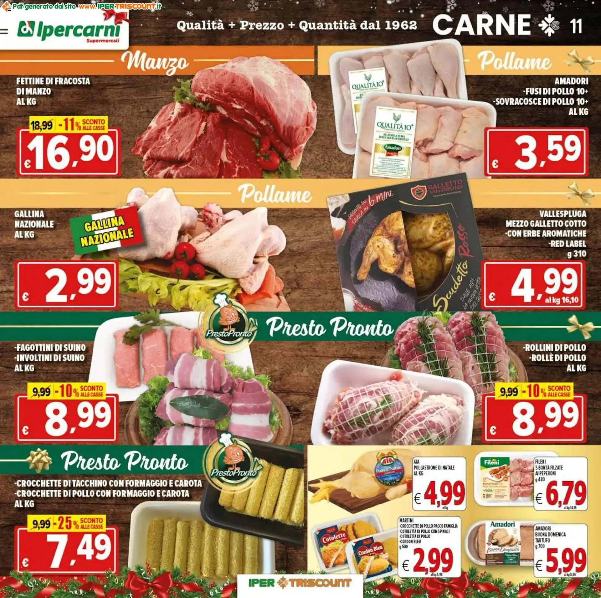 Volantino Iper Triscount da 16 dicembre a 24 dicembre di 2025 - Pagina del volantino 11
