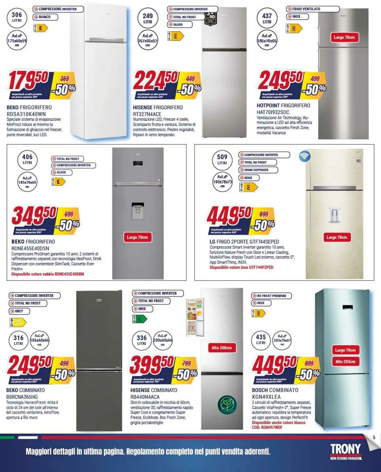 Trony - Palermo Volantino attuale da 22 maggio a 18 giugno di 2025 - Pagina del volantino 5
