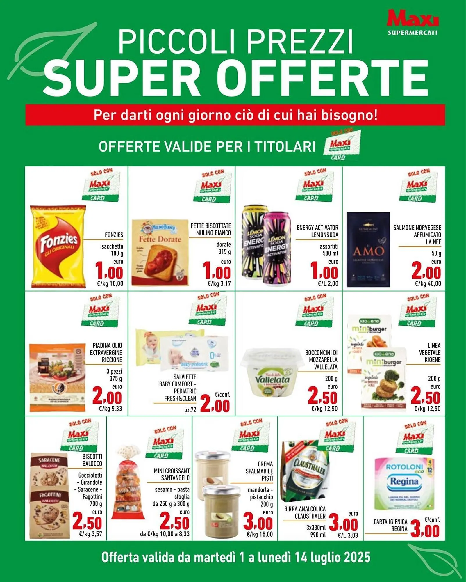 Volantino Maxi Supermercati da 1 luglio a 14 luglio di 2025 - Pagina del volantino 5