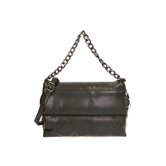 Borsa a spalla padded nera