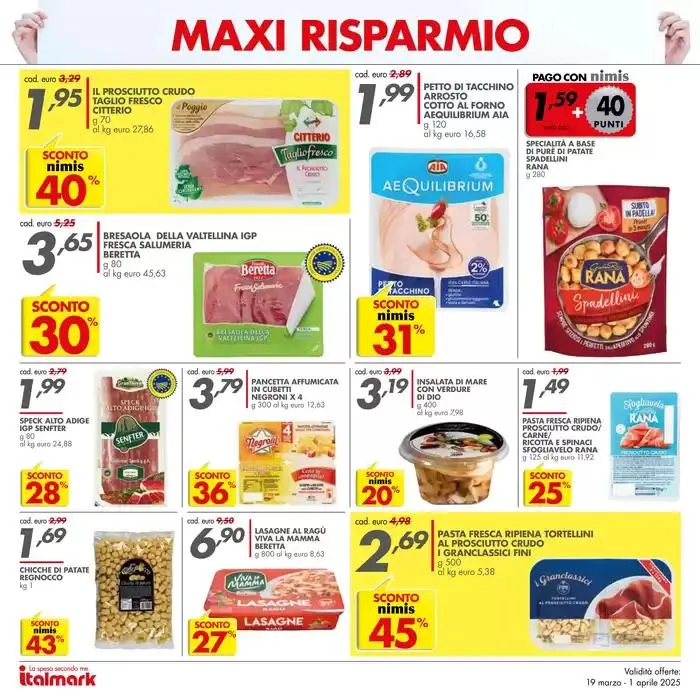 Maxi risparmio da 19 marzo a 1 aprile di 2025 - Pagina del volantino 10
