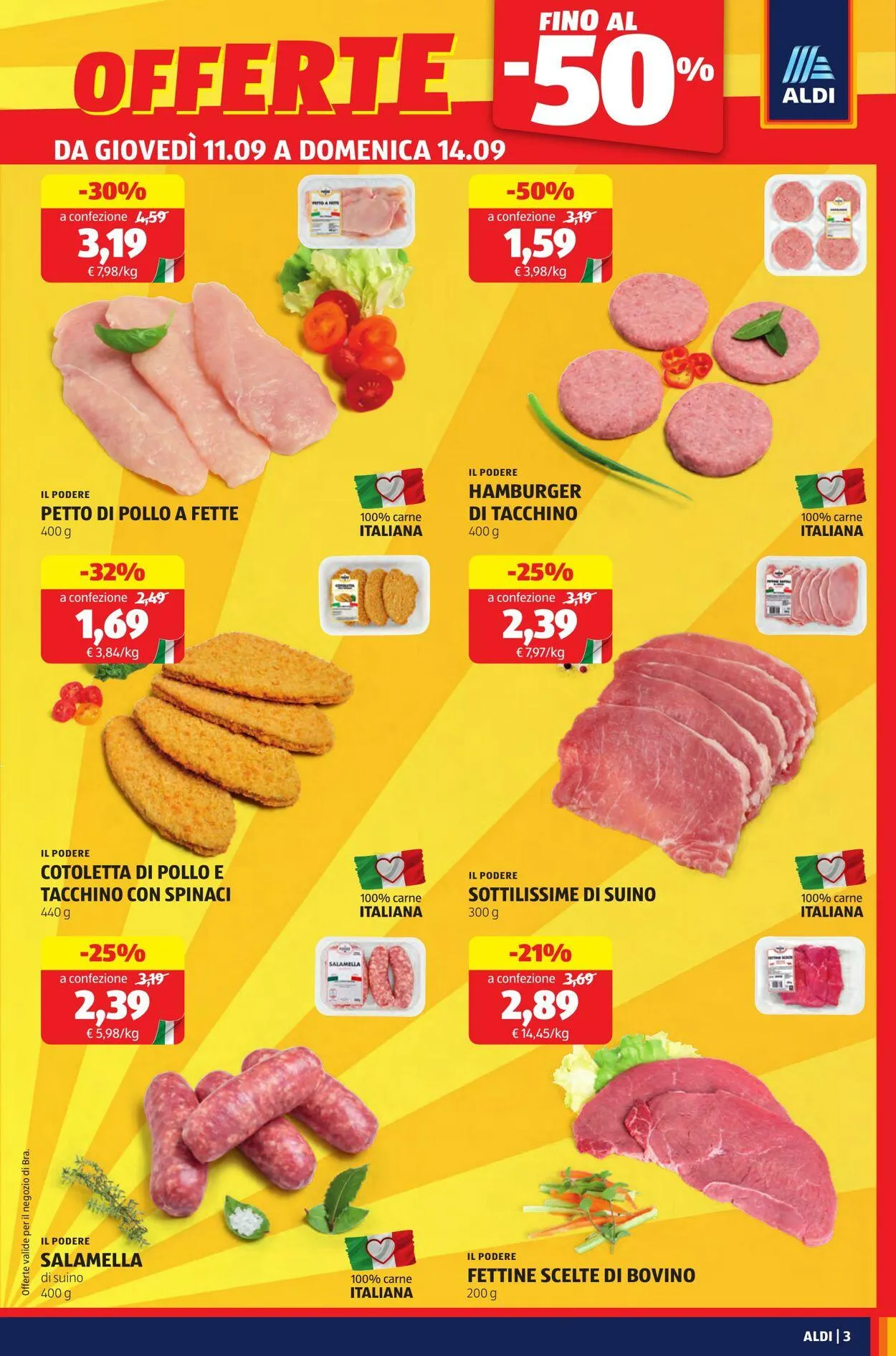 Aldi Volantino attuale da 21 settembre a 5 ottobre di 2025 - Pagina del volantino 3