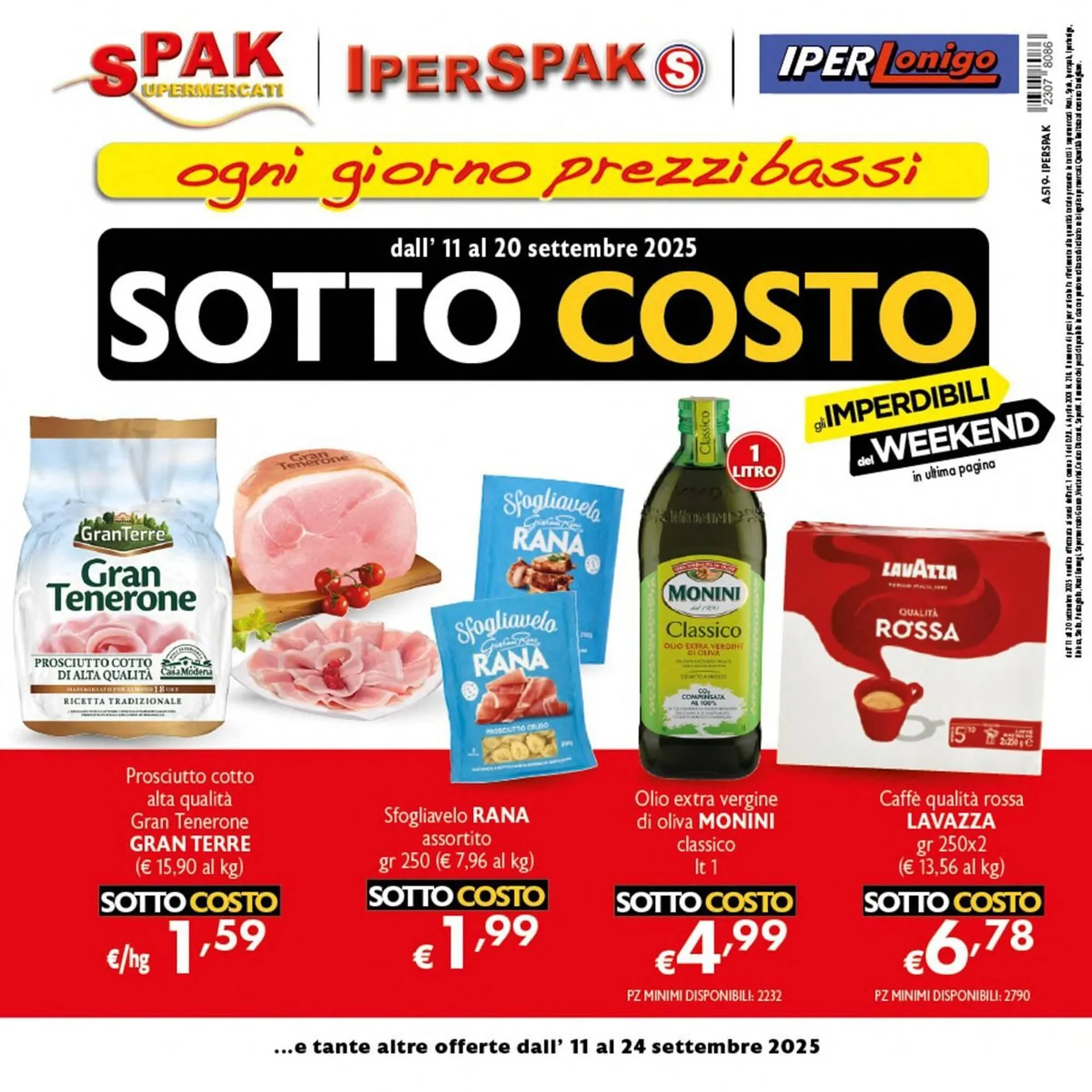 Volantino Spak Supermercati da 11 settembre a 24 settembre di 2025 - Pagina del volantino 1