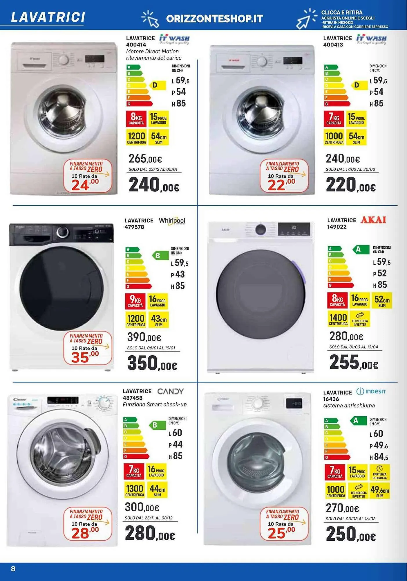 Volantino Orizzonte da 11 febbraio a 30 aprile di 2025 - Pagina del volantino 8