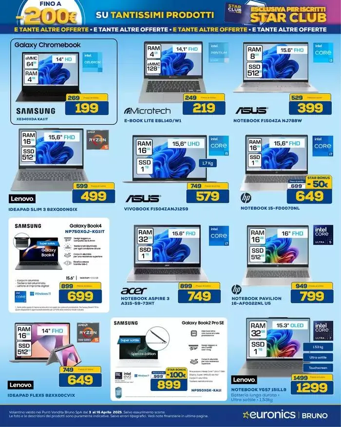 Star Bonus continua -200 euro da 3 aprile a 16 aprile di 2025 - Pagina del volantino 12