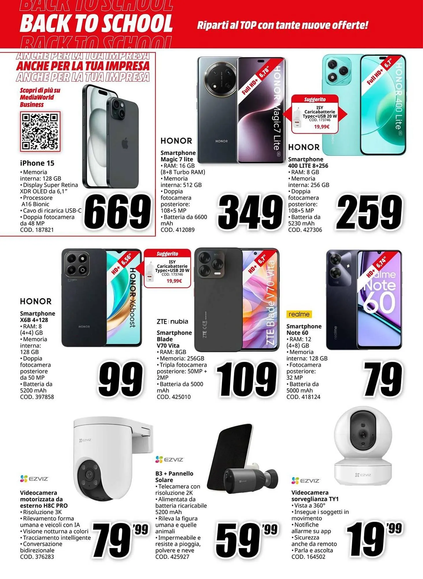 Volantino MediaWorld da 3 settembre a 14 settembre di 2025 - Pagina del volantino 20