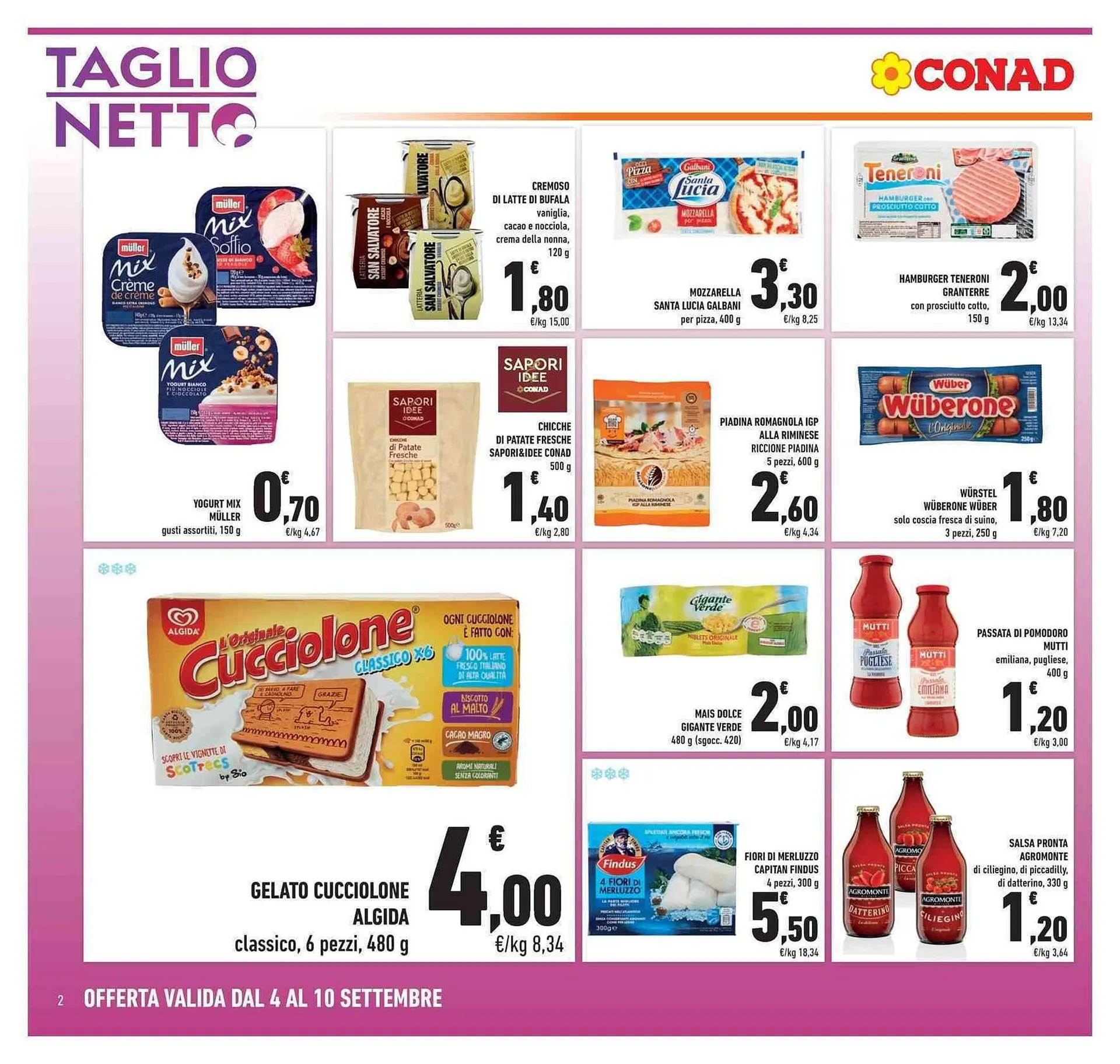 Volantino Conad da 4 settembre a 10 settembre di 2025 - Pagina del volantino 2