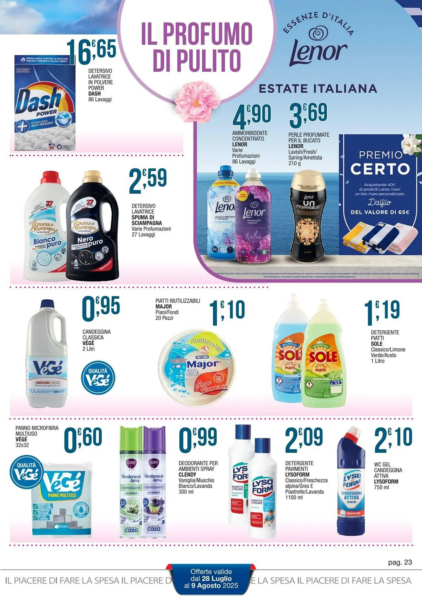 Volantino Maxi Sidis da 28 luglio a 9 agosto di 2025 - Pagina del volantino 23