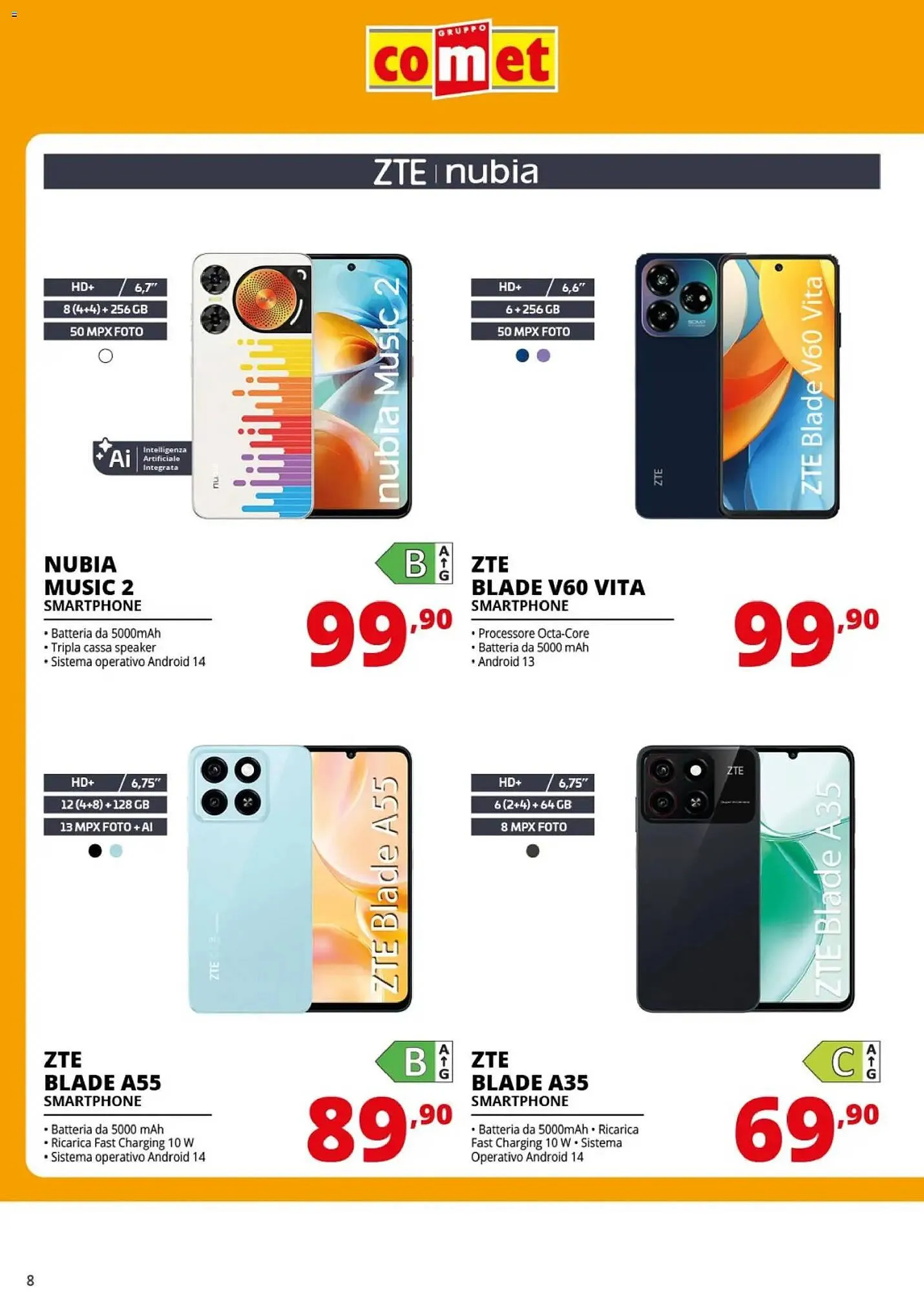 Volantino Comet da 20 marzo a 8 aprile di 2026 - Pagina del volantino 8