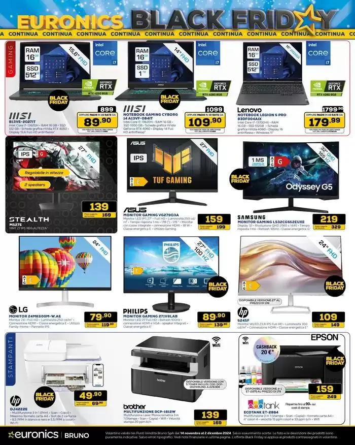 Black Friday: esaudisci i tuoi desideri! da 14 novembre a 2 dicembre di 2024 - Pagina del volantino 7