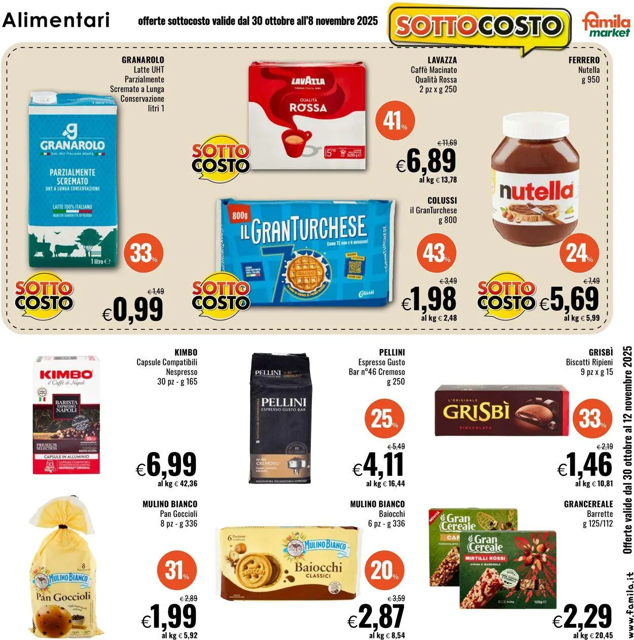 Famila Volantino attuale da 30 ottobre a 12 novembre di 2025 - Pagina del volantino 5