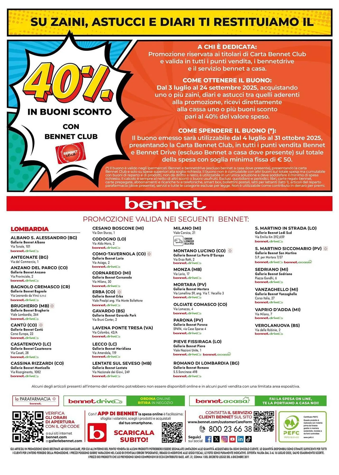 Volantino Bennet da 3 luglio a 16 luglio di 2025 - Pagina del volantino 35