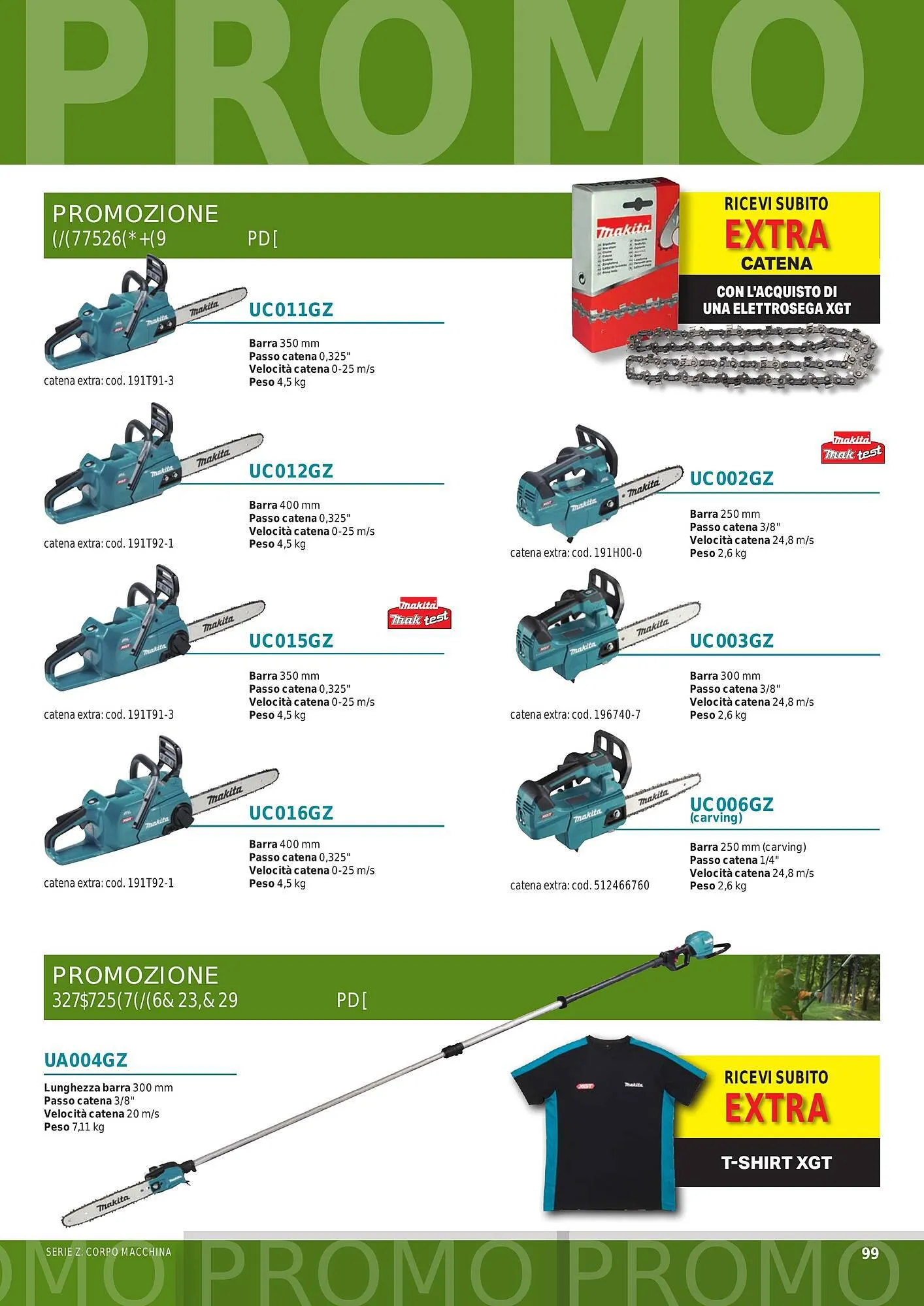 Volantino Makita da 1 ottobre a 31 marzo di 2024 - Pagina del volantino 101
