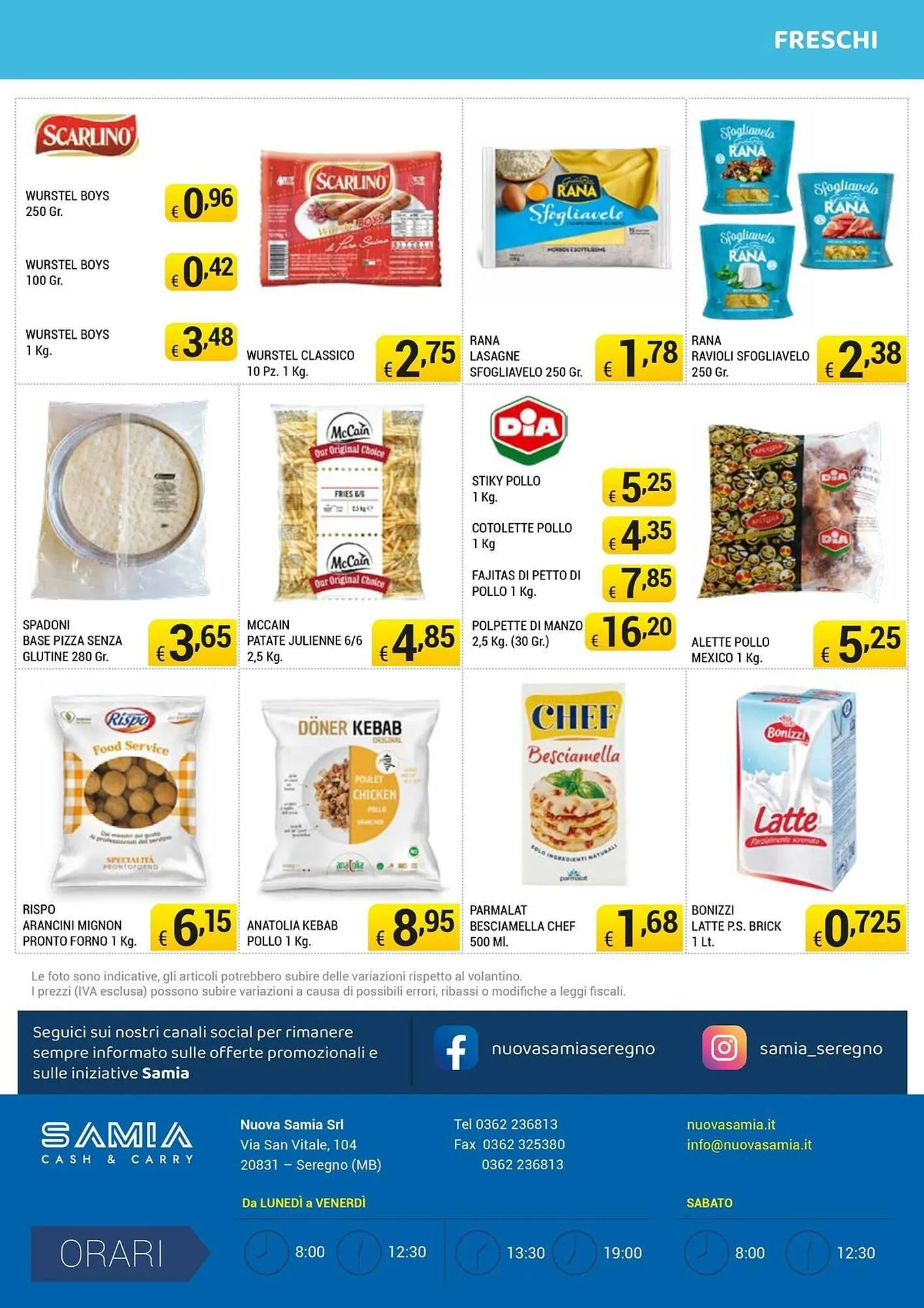 Volantino Samia Cash and Carry da 14 marzo a 3 aprile di 2026 - Pagina del volantino 8