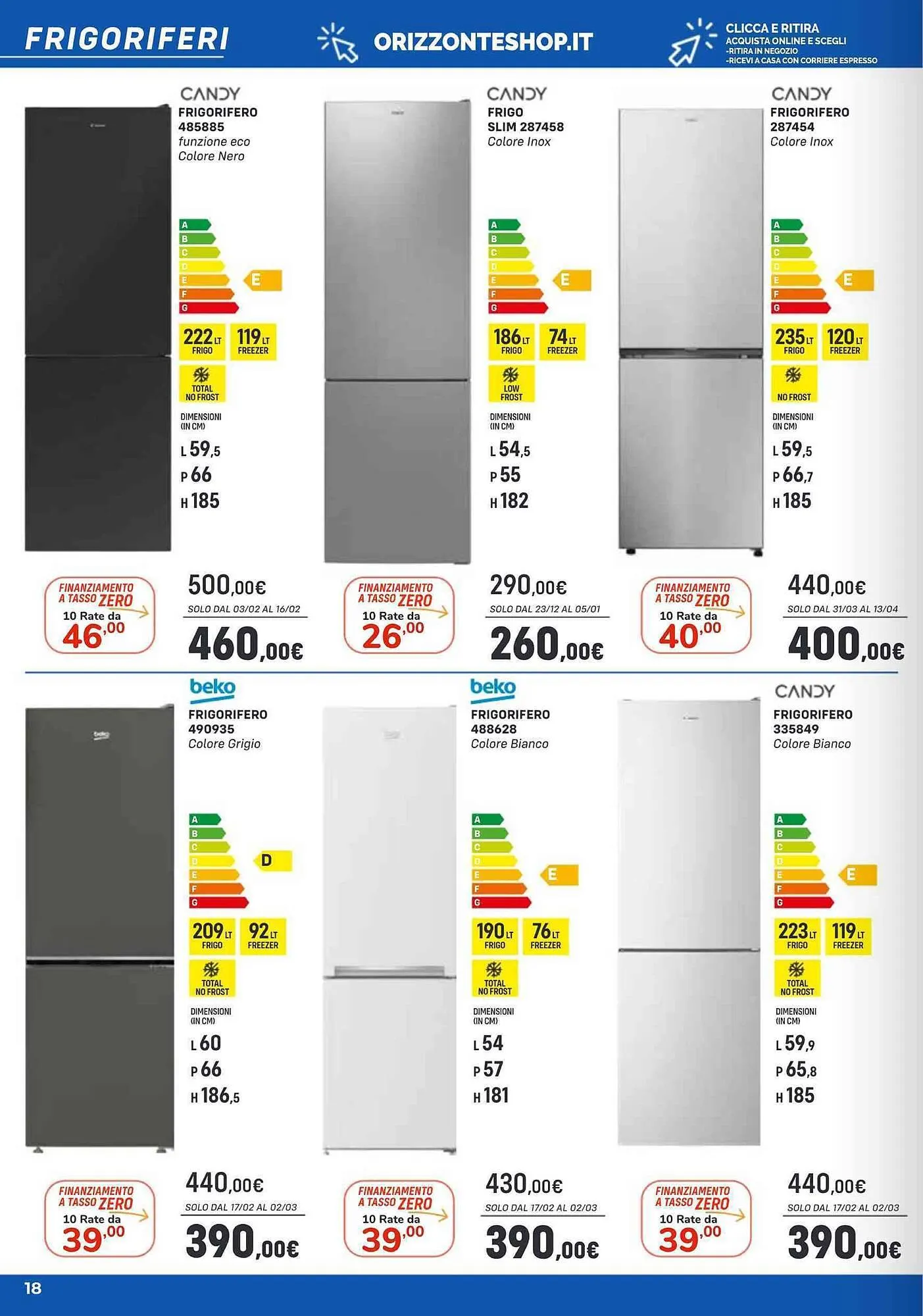 Volantino Orizzonte da 11 febbraio a 30 aprile di 2025 - Pagina del volantino 18