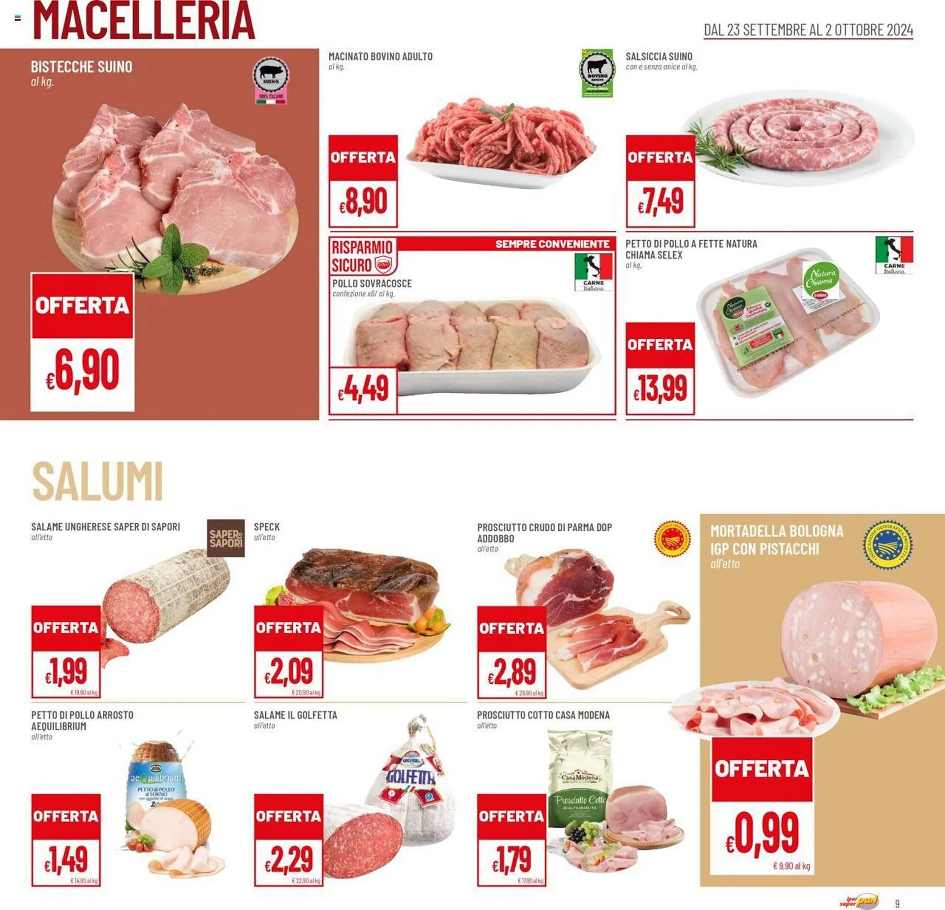 Volantino Pan da 23 settembre a 2 ottobre di 2024 - Pagina del volantino 9