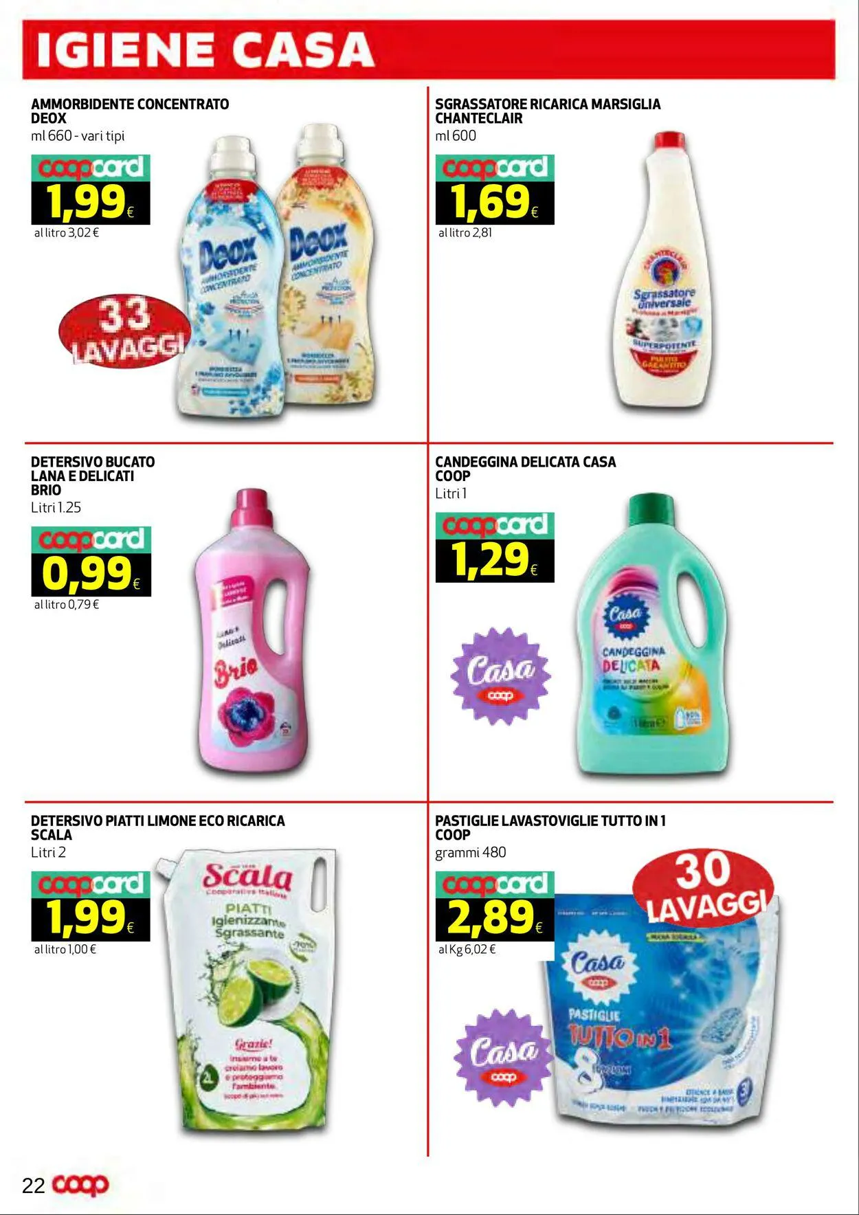 Coop Volantino attuale da 9 novembre a 19 novembre di 2023 - Pagina del volantino 22
