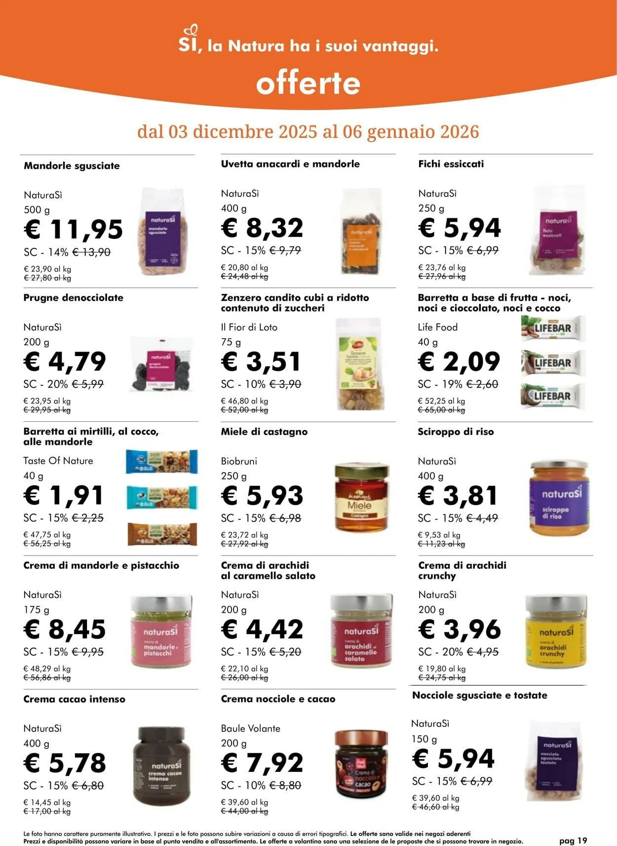 Natura Sì Volantino attuale da 29 gennaio a 12 febbraio di 2026 - Pagina del volantino 19