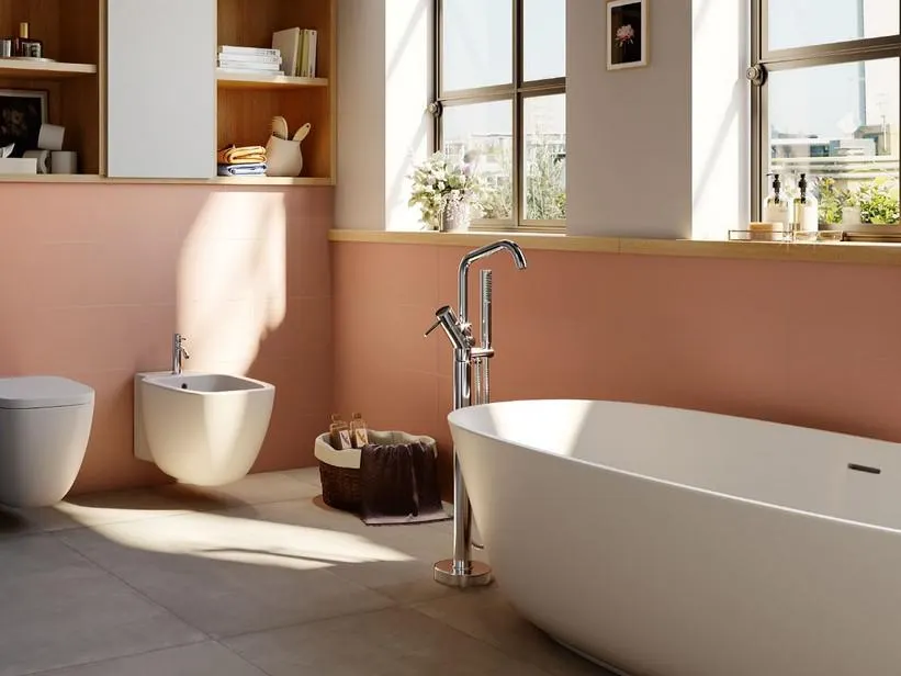 Piastrella Myway Phard 25x75 Rosa Terracotta