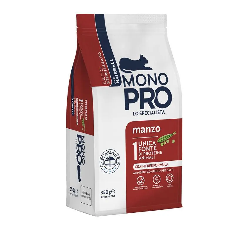 Monopro Cat Sterilised Manzo 350gr