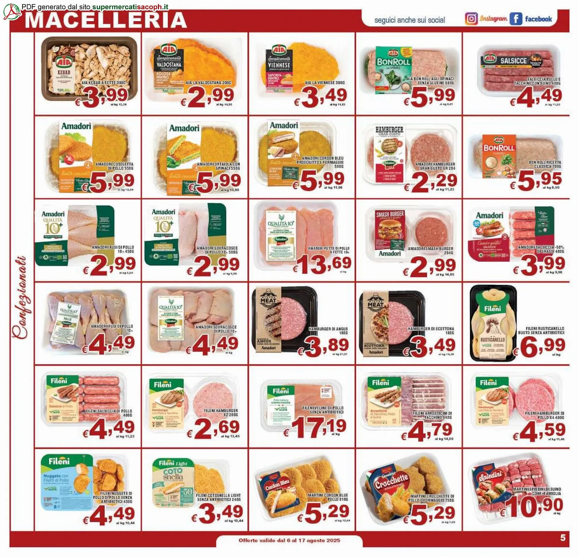 Volantino Sacoph da 6 agosto a 17 agosto di 2025 - Pagina del volantino 5