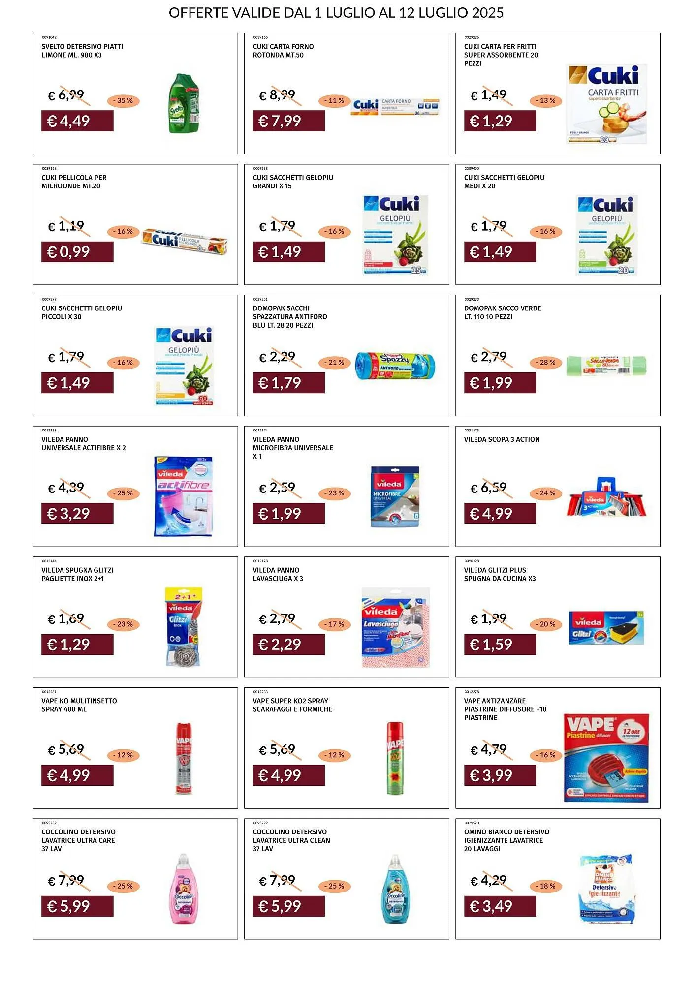Volantino Prezzemolo e Vitale da 1 luglio a 12 luglio di 2025 - Pagina del volantino 34
