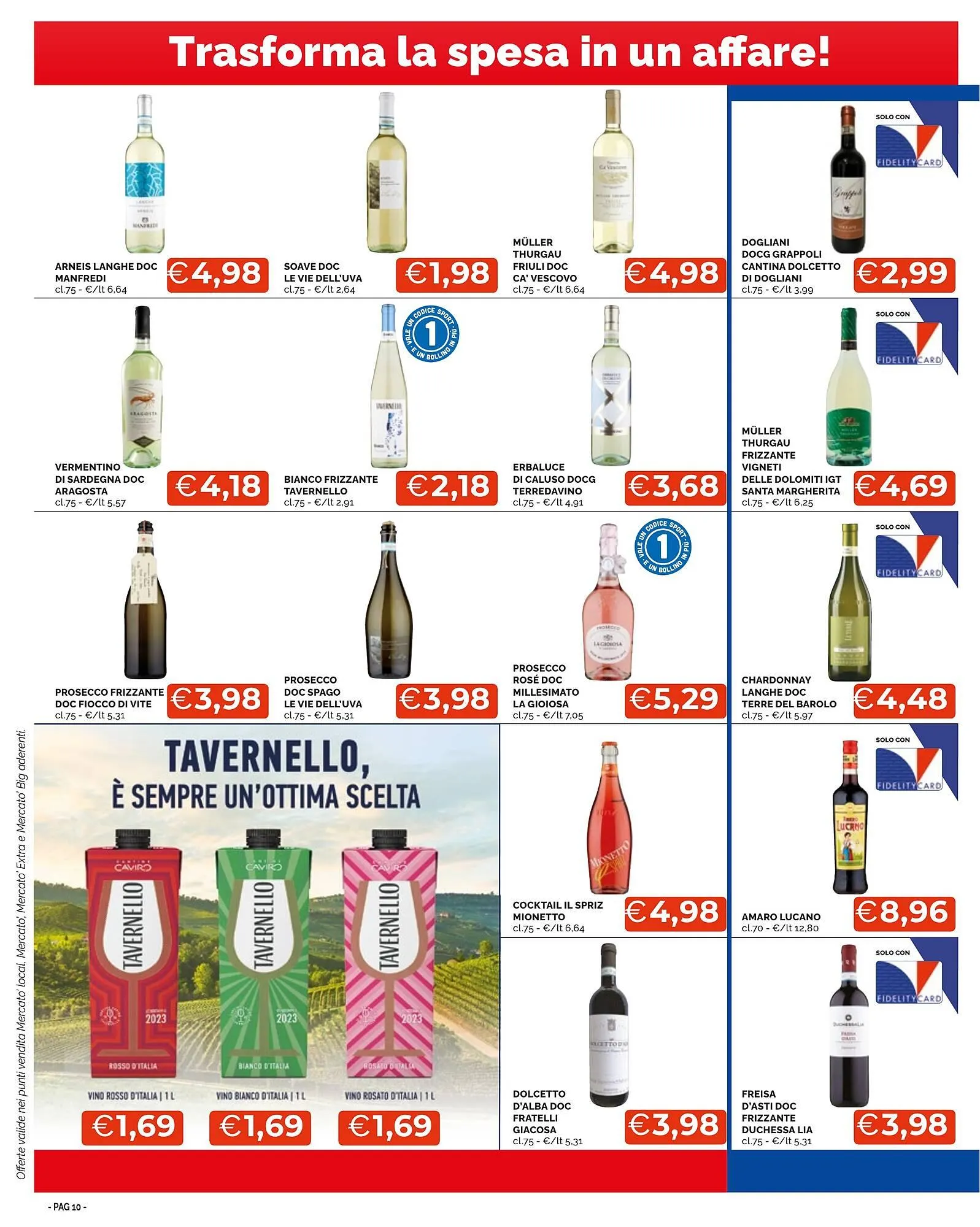 Volantino Mercatò Extra da 3 ottobre a 13 ottobre di 2024 - Pagina del volantino 10