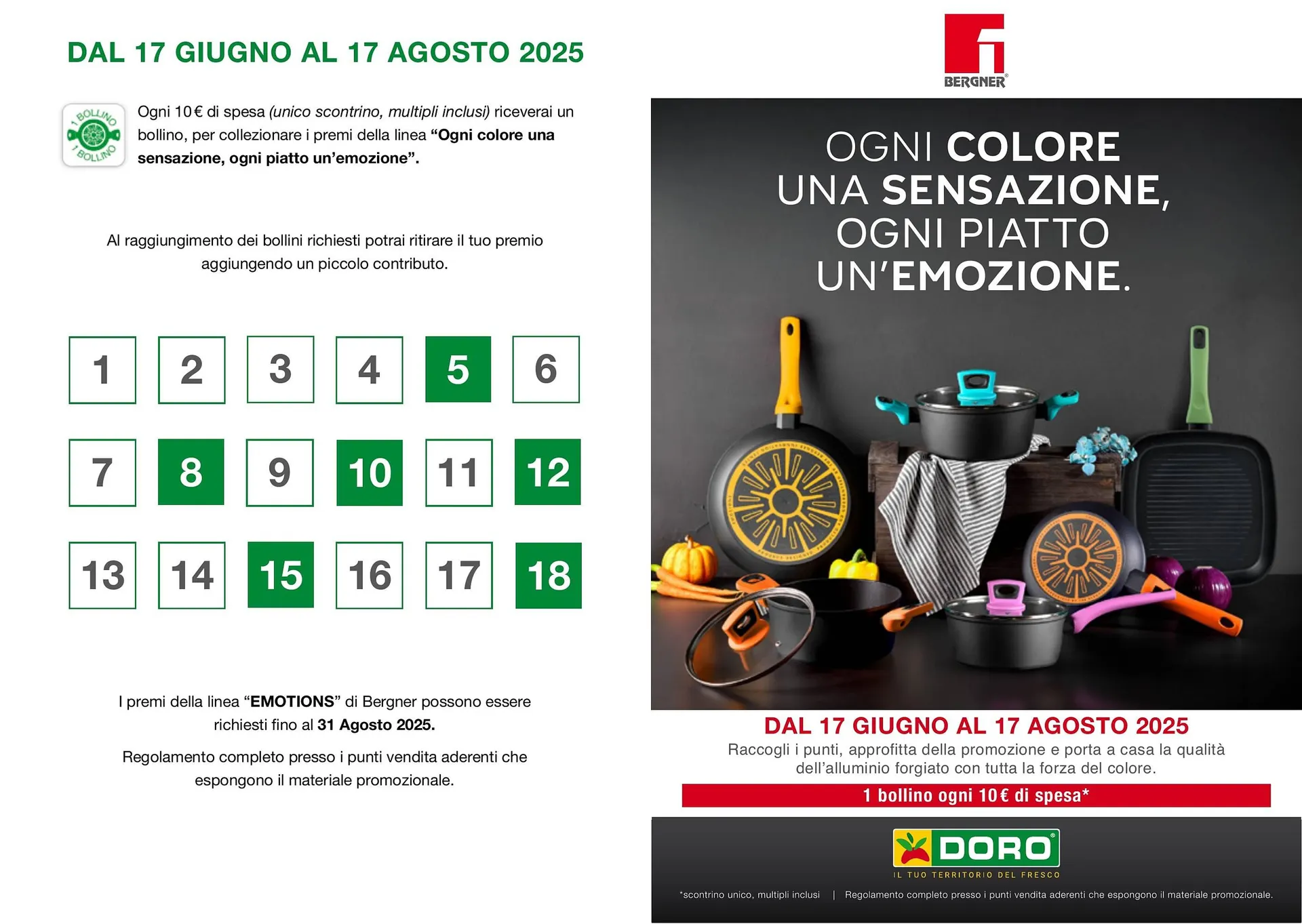 Volantino Doro Supermercati da 17 giugno a 17 luglio di 2025 - Pagina del volantino 1