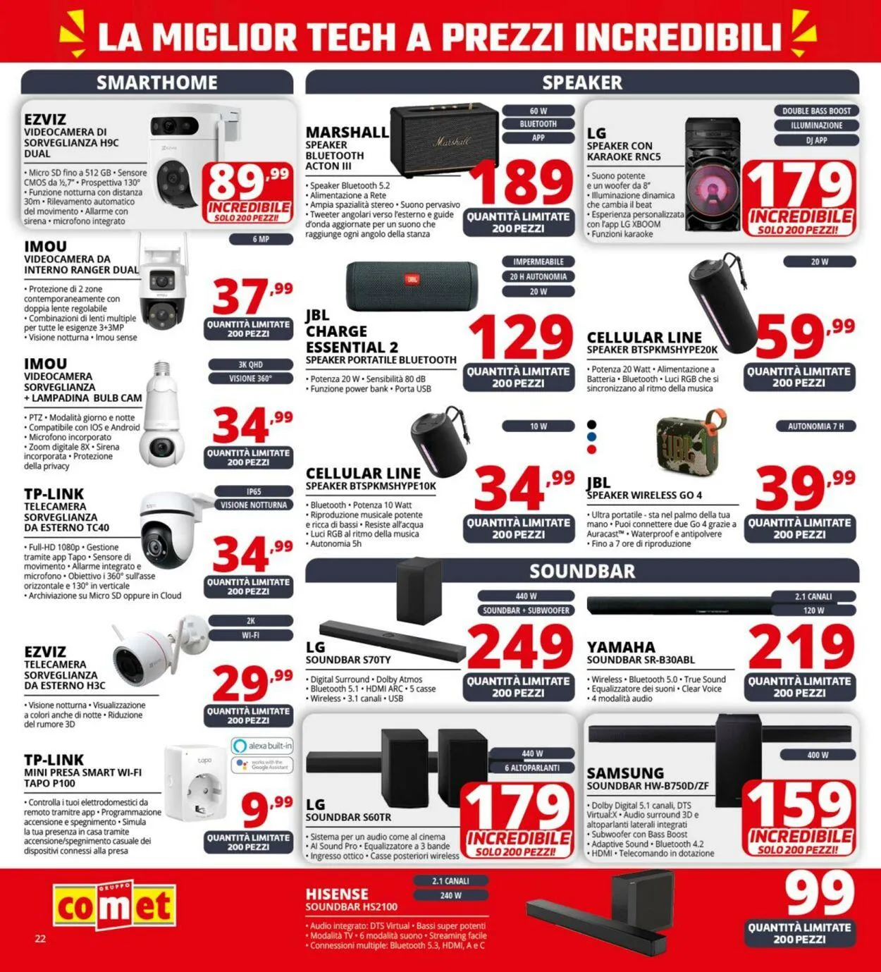 Comet Volantino attuale da 19 giugno a 3 luglio di 2025 - Pagina del volantino 22